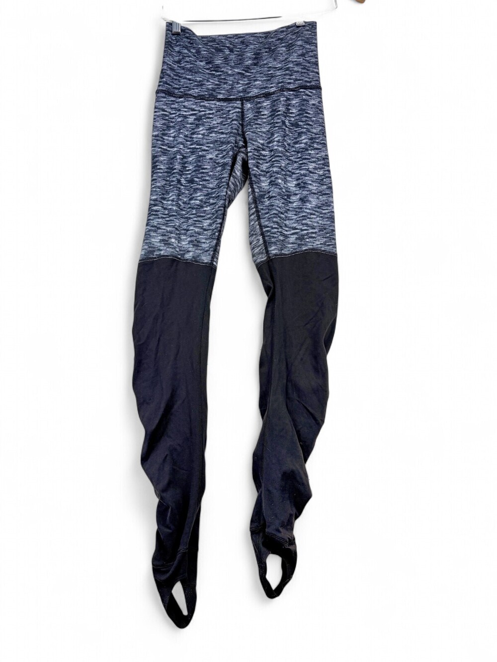 Lululemon High-Rise Stirrup Leggings Size 6 Heather Black